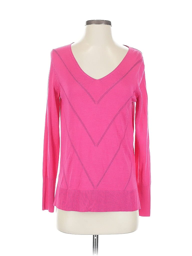 Pre-owned Banana Republic Factory Store Pullover Sweater In Pink