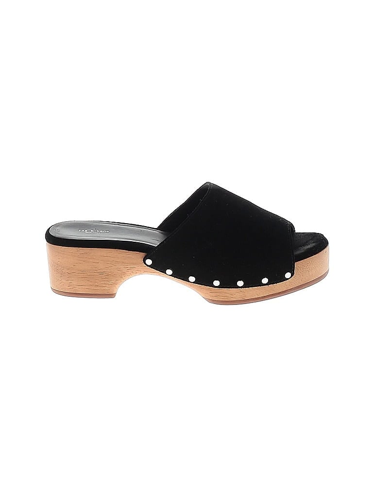 Pre-owned Rag & Bone Mule/clog In Black