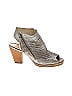 Paul Green 100% Leather Metallic Silver Gray Ankle Boots Size UK 6 / US 8 - photo 1