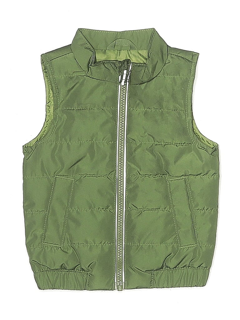 Pre-owned Cat & Jack Babies' Vest In Green