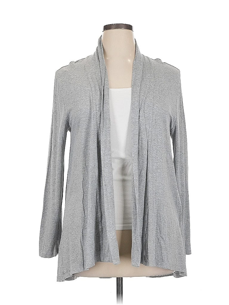 Pre-owned Vince Camuto Cardigan Sweater In Gray
