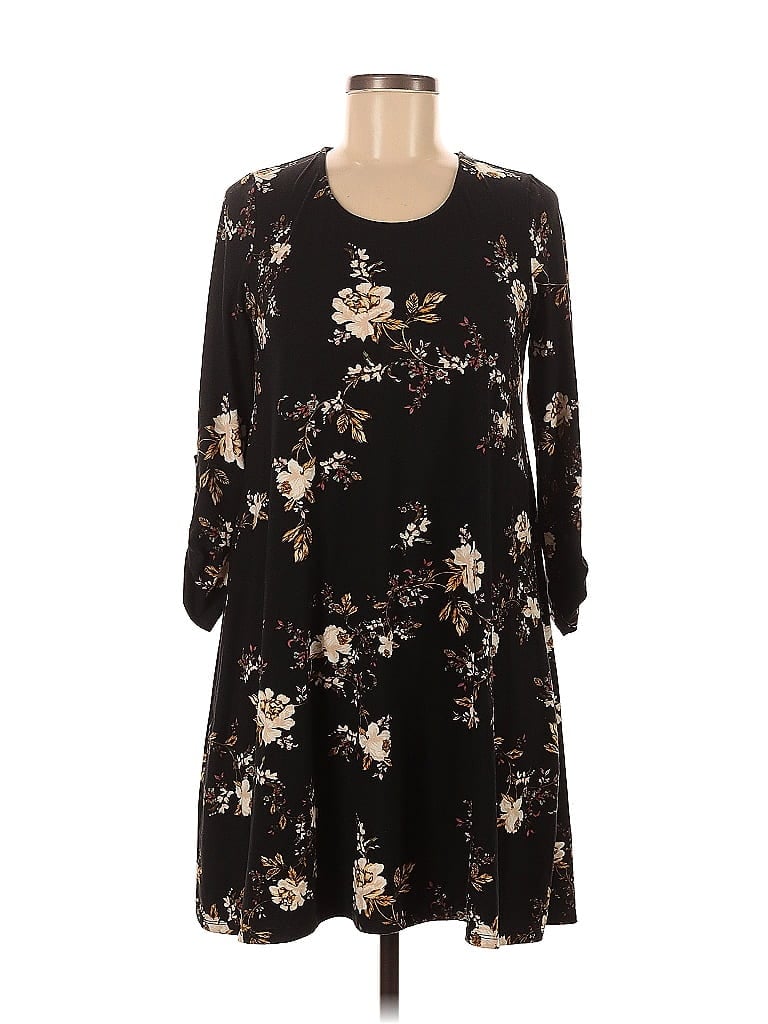 Pre-owned Love, Fire Casual Dress In Black