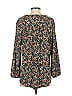 Vince Camuto Floral Black 3/4 Sleeve Blouse Size 1 - photo 2