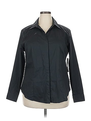 Riders by Lee 3/4 Sleeve Button-Down Shirt (view 1)