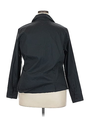 Riders by Lee 3/4 Sleeve Button-Down Shirt (view 2)