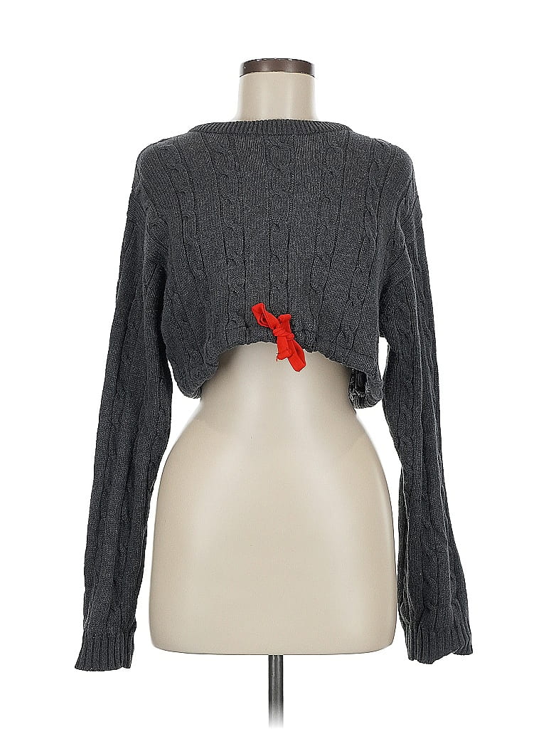 Pre-owned Assorted Brands Pullover Sweater In Gray