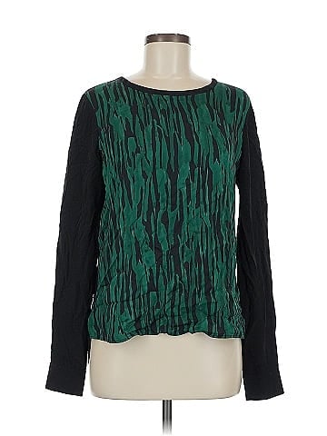 Diane von Furstenberg Long Sleeve Silk Top (view 1)