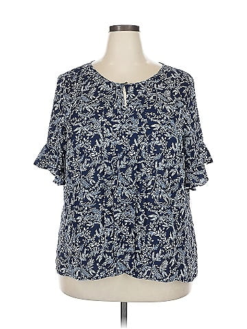 Liz Claiborne Career Short Sleeve Blouse (view 1)