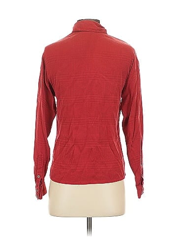Linda Allard Ellen Tracy Long Sleeve Silk Top (view 2)