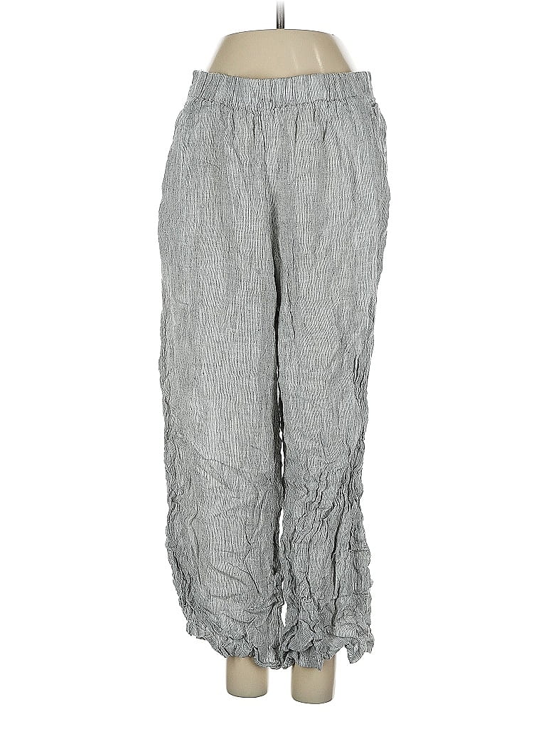 Pre-owned Eileen Fisher Casual Pants In Gray