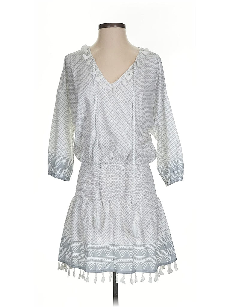 Pre-owned Made With Love Casual Dress In White