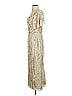 Mac Duggal 100% Polyester Gold Cocktail Dress Size 4 - photo 5
