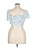Shein Curve Blue Short Sleeve Blouse Size 0X - photo 2