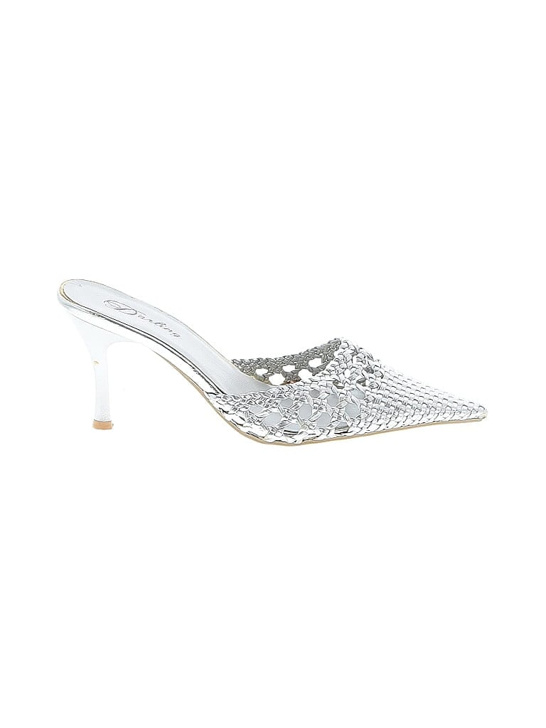 Pre-owned Darling Heels In Silver