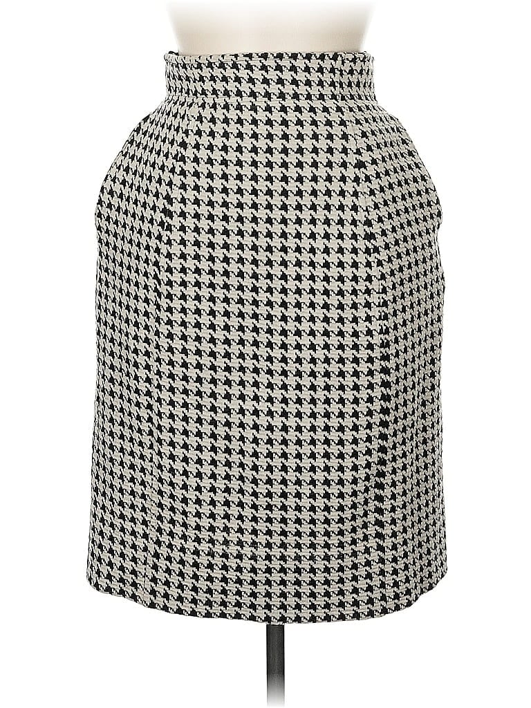 Pre-owned Assorted Brands Formal Skirt In Gray