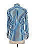 J.Crew 100% Cotton Stripes Blue Long Sleeve Button-Down Shirt Size 0 - photo 2