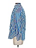 J.Crew 100% Cotton Stripes Blue Long Sleeve Button-Down Shirt Size 0 - photo 5