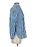 J.Crew 100% Cotton Stripes Blue Long Sleeve Button-Down Shirt Size 0 - photo 4