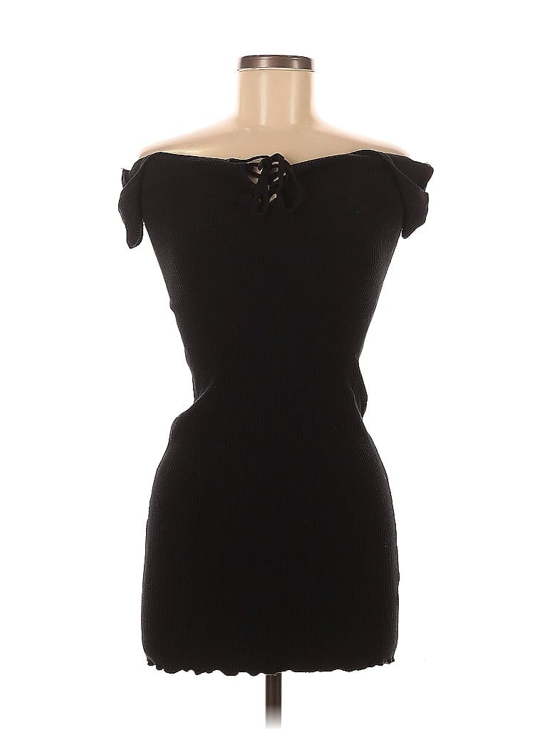 Pre-owned Unbranded Cocktail Dress In Black