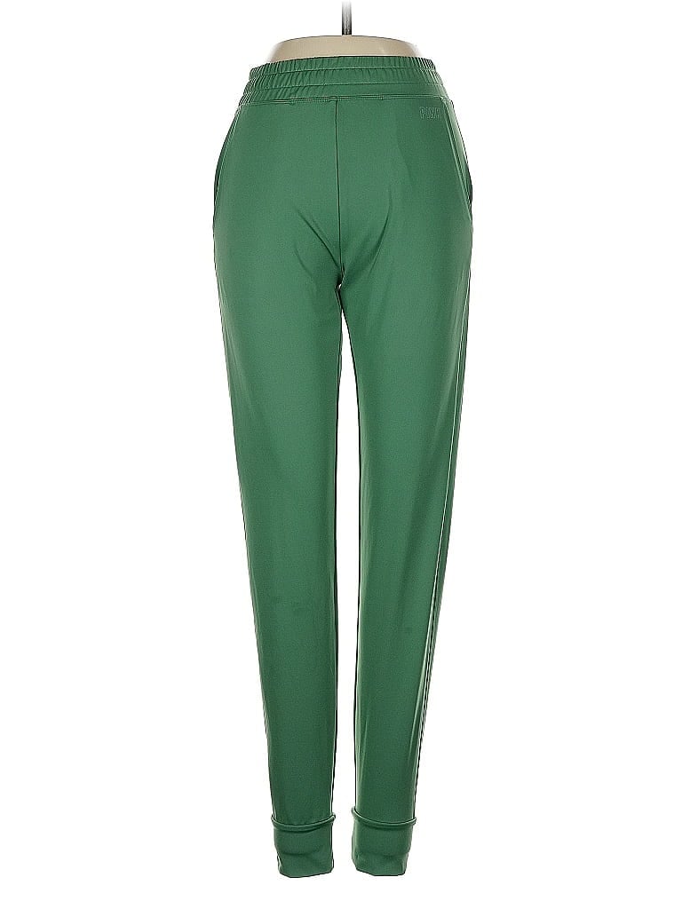 Pre-owned Victoria's Secret Pink Track Pants In Green