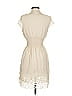 Bar III 100% Polyester Solid Ivory Casual Dress Size S - photo 2