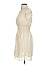 Bar III 100% Polyester Solid Ivory Casual Dress Size S - photo 5
