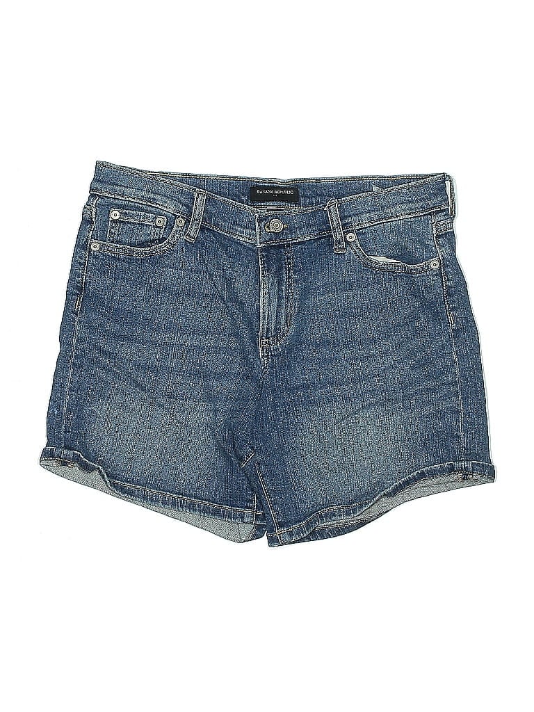 Pre-owned Banana Republic Factory Store Denim Shorts In Blue