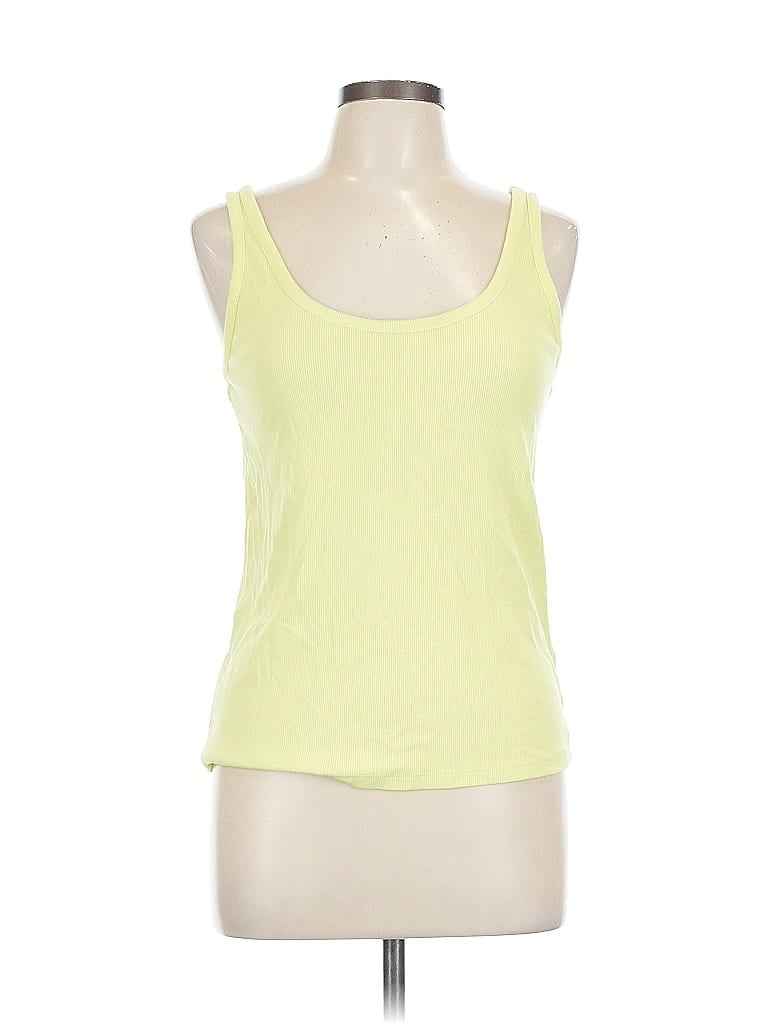 Pre-owned Old Navy Sleeveless Top Yellow Scoop Neck Tops