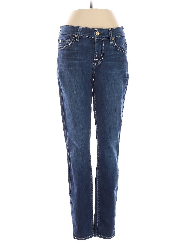 Pre-owned 7 For All Mankind Jeans In Blue
