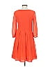 Giordano/Ladies 100% Polyester Solid Orange Casual Dress Size 1 - photo 2