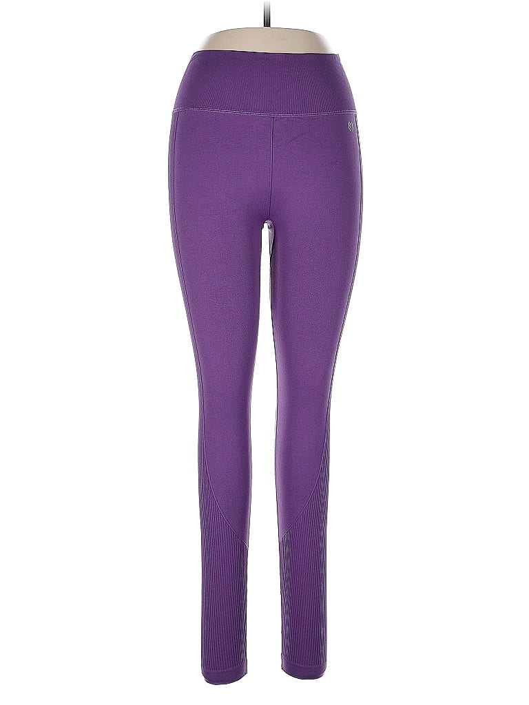 Pre-owned Forever 21 Yoga Pants In Purple
