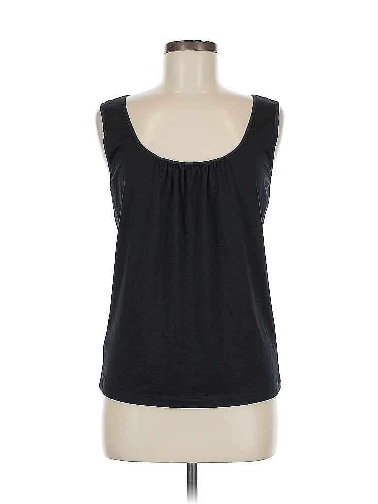 Pre-owned Ellen Tracy Sleeveless T-shirt In Black