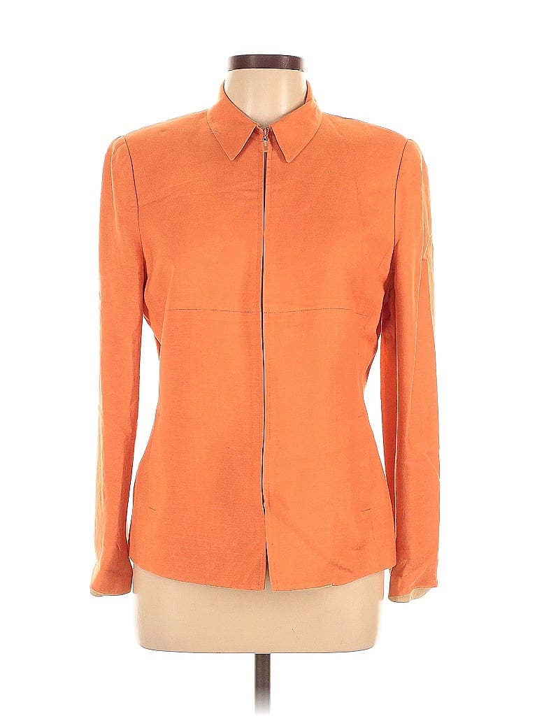 Pre-owned Kasper A.s.l. Blazer Jacket In Orange