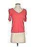 Express Orange Pink Short Sleeve Top Size XS - photo 1