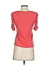 Express Orange Pink Short Sleeve Top Size XS - photo 2