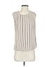 Assorted Brands 100% Polyester Gray Tan Sleeveless Blouse Size S - photo 1