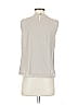 Assorted Brands 100% Polyester Gray Tan Sleeveless Blouse Size S - photo 2