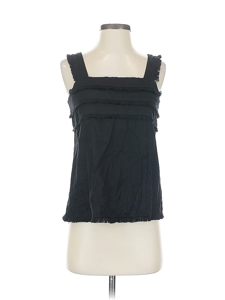 Pre-owned Ann Taylor Loft Outlet Sleeveless Blouse In Black