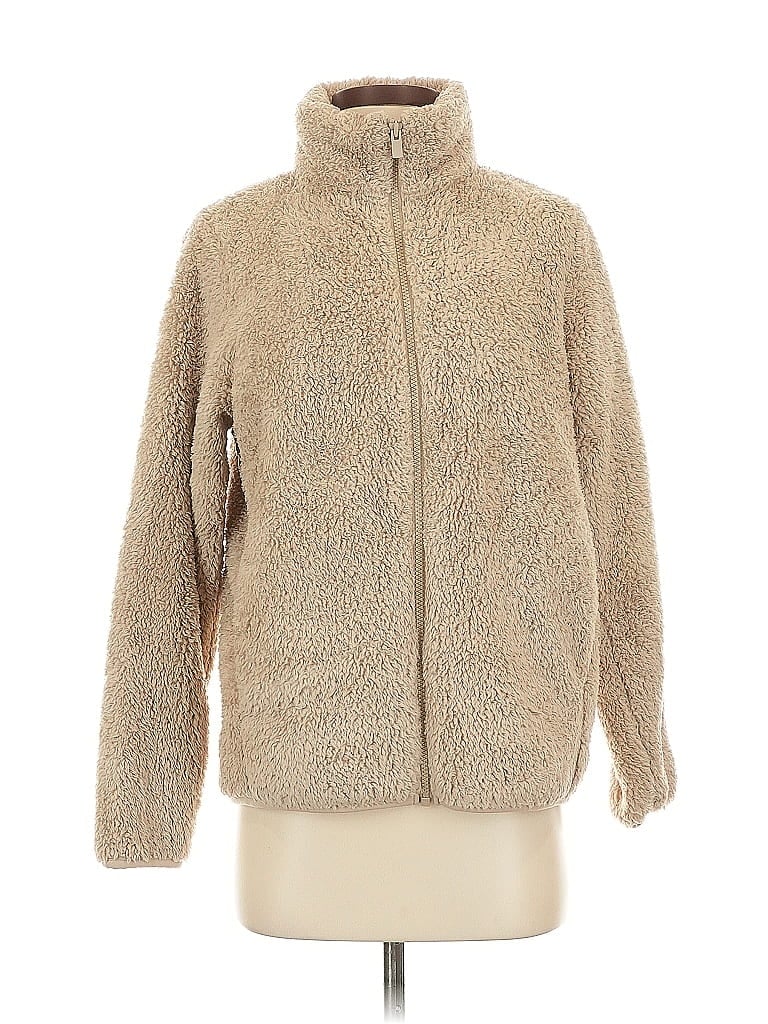 Click to view more detailed imagery on our partner's website Pre-owned Uniqlo Faux Fur Jacket In Brown