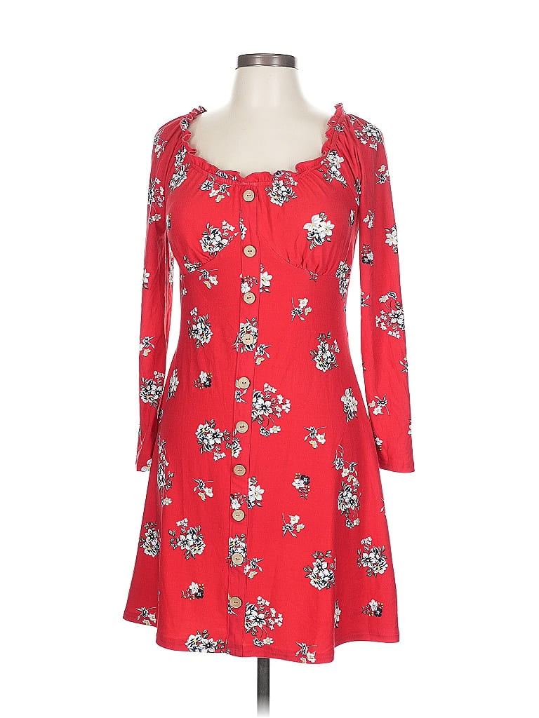 Pre-owned No Boundaries Casual Dress In Red