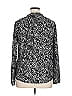 Beacon Apparel 100% Polyester Animal Print Silver Long Sleeve Blouse Size XL - photo 2