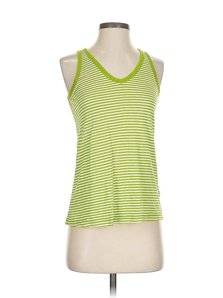 Click to view more detailed imagery on our partner's website Pre-owned Splendid Sleeveless Top Green Halter Neckline Tops