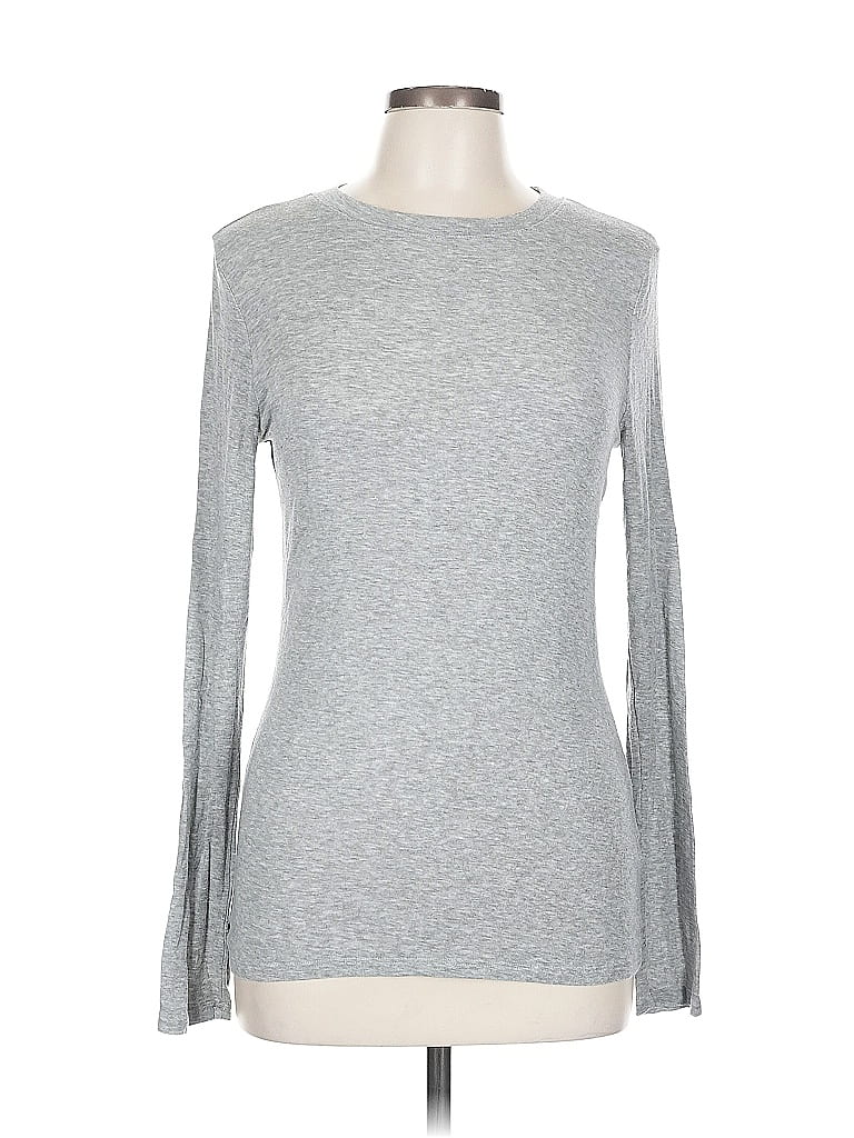 Click to view more detailed imagery on our partner's website Pre-owned Trouve Long Sleeve T-shirt In Gray