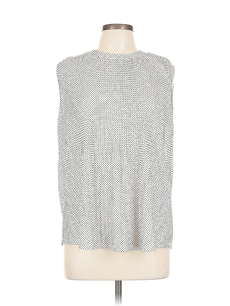 Pre-owned Adrianna Papell Sleeveless Blouse In Silver