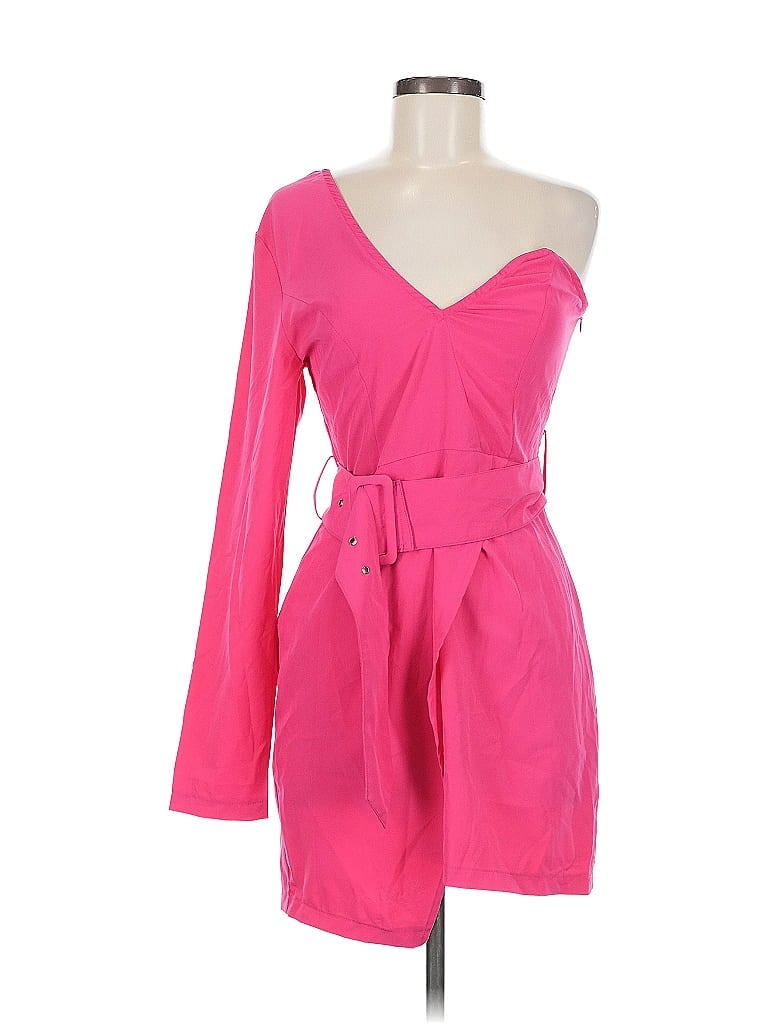 Pre-owned Prettylittlething Cocktail Dress In Pink