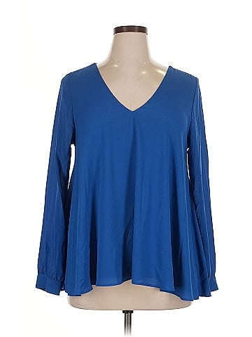 Karen Kane Long Sleeve Blouse (view 1)