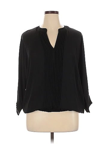 Soho JEANS NEW YORK & COMPANY 3/4 Sleeve Blouse (view 1)