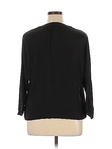 Soho JEANS NEW YORK & COMPANY 3/4 Sleeve Blouse (view 2)