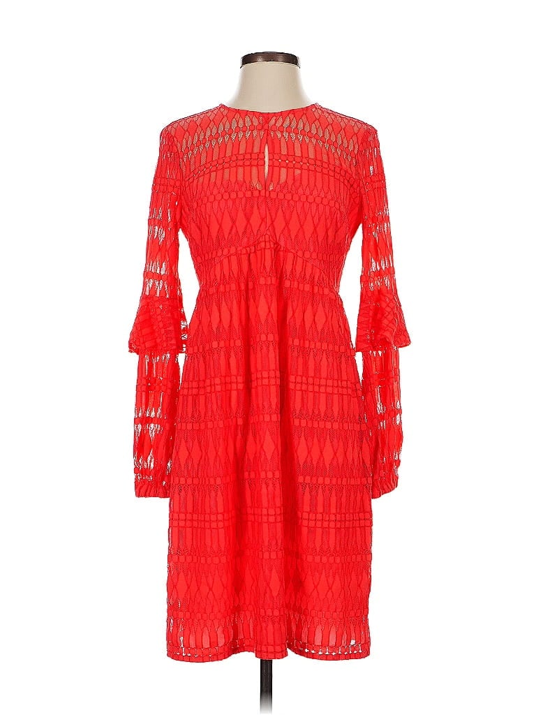 Pre-owned Trina Trina Turk Cocktail Dress In Red