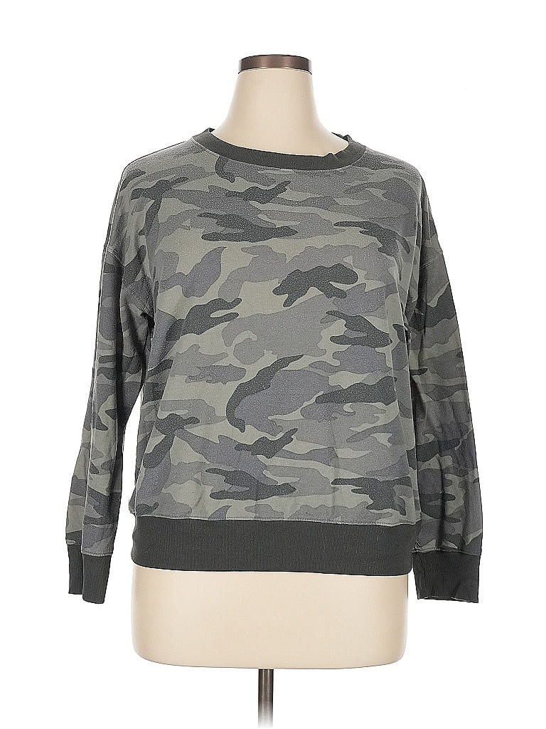 Pre-owned Splendid Sweatshirt In Gray